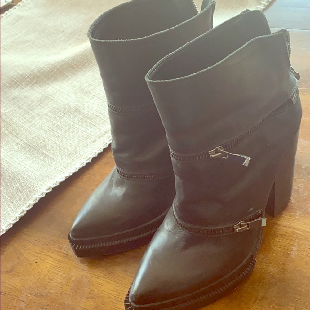 Jeffrey Campbell zipper boots